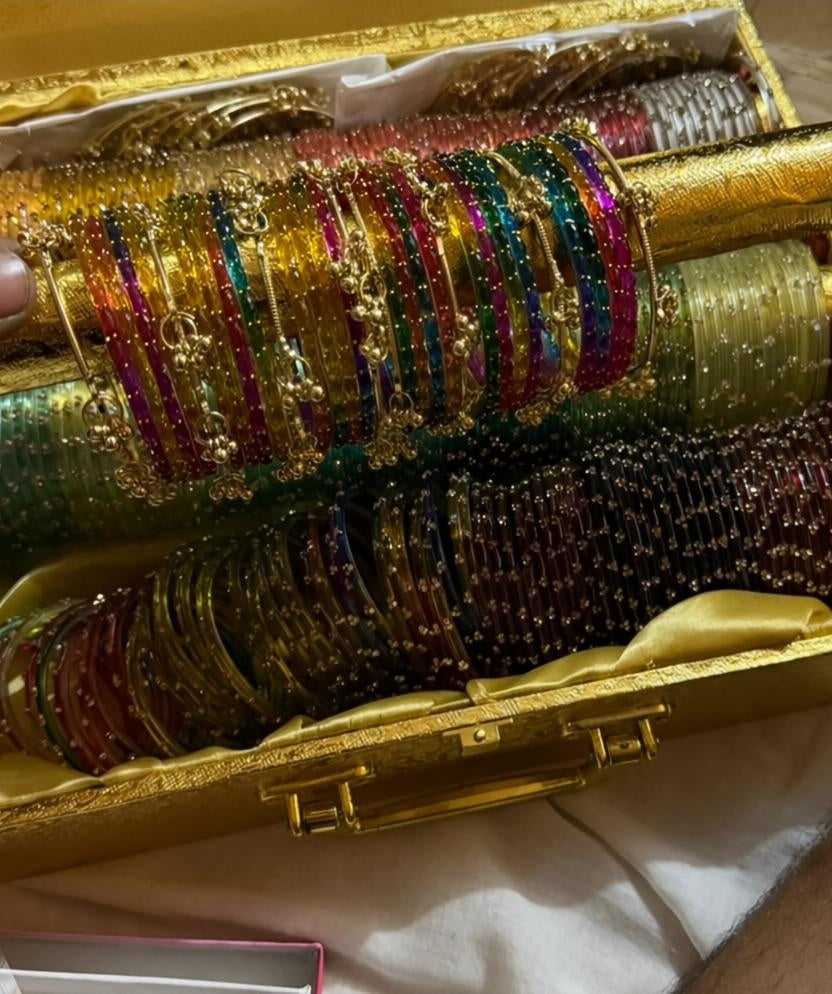 🌈 Original dark Multicolor Ghungroo kashmiri Set