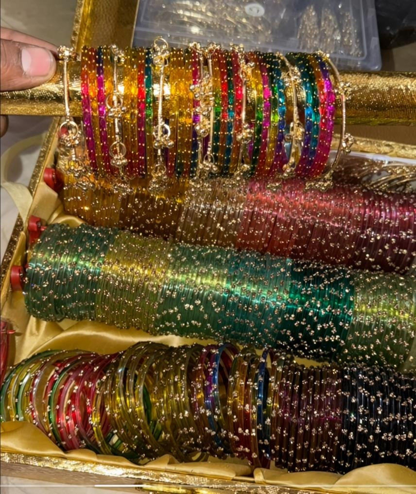 🌈 Original dark Multicolor Ghungroo kashmiri Set