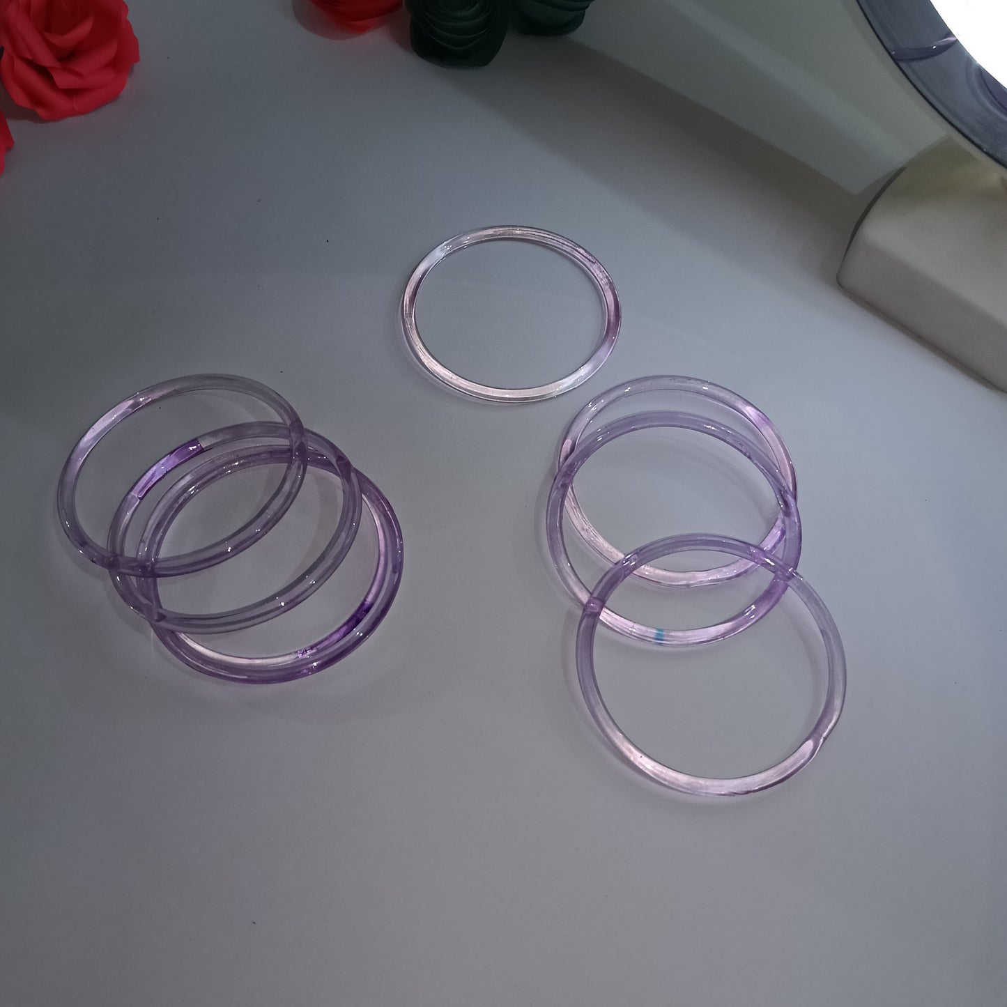 Original Jelly Bangles Set of 8| Joint-Free Design|